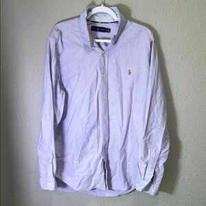 Ralph Lauren Purple Casual Button Down Shirt